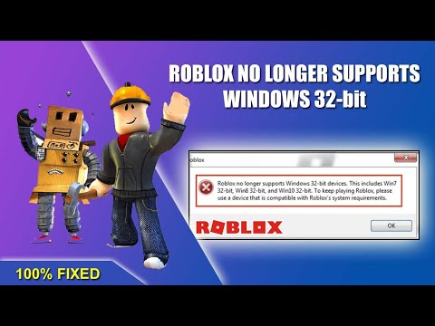 Fixing Roblox No Longer Supporting 32-bit Windows 7 (2023 Easy Fix