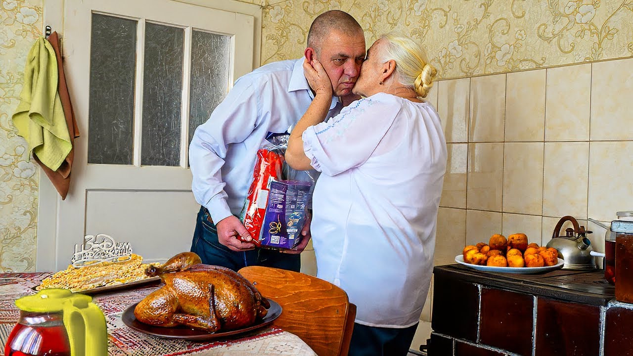 An Inspiring Story — 85-Year-Old Mother Prepares a Birthday Surprise for Her Son in the Mountains