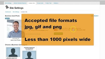How to Edit Your vCard Profile