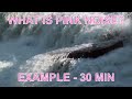 What Does Pink Noise Sound Like? | Natural Pink Noise Waterfall Sound | What Is A Pink Noise Example