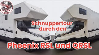 Phoenix RSL+QRSL,Kurzeinblick in die Alkoven Fahrzeuge #wohnmobil #phoenix #camping