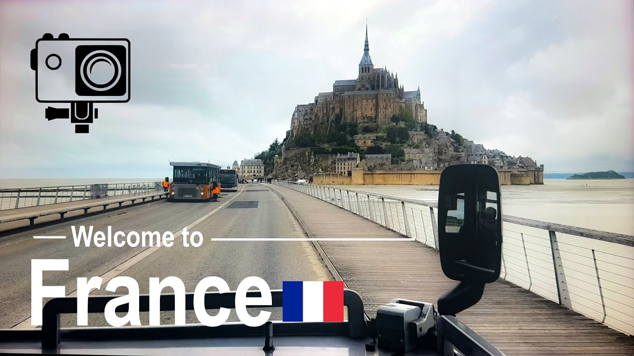 🇫🇷 Mont Saint-Michel - Bus route - Shuttles are free | SEAT POV
