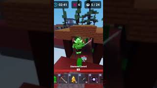 Playing the most sweaty mode in bedwars #roblox #memes #videogamememes #viral #shorts