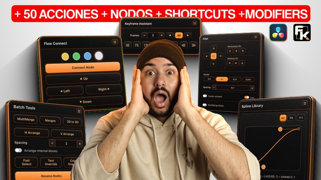 El MEJOR plugin para Fusion que existe | Davinci Resolve