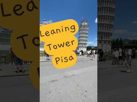 Leaning Pisa Tower Pic Gone RIGHT!