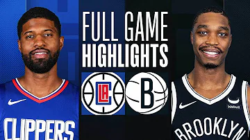 CLIPPERS at NETS | FULL GAME HIGHLIGHTS | November 8, 2023