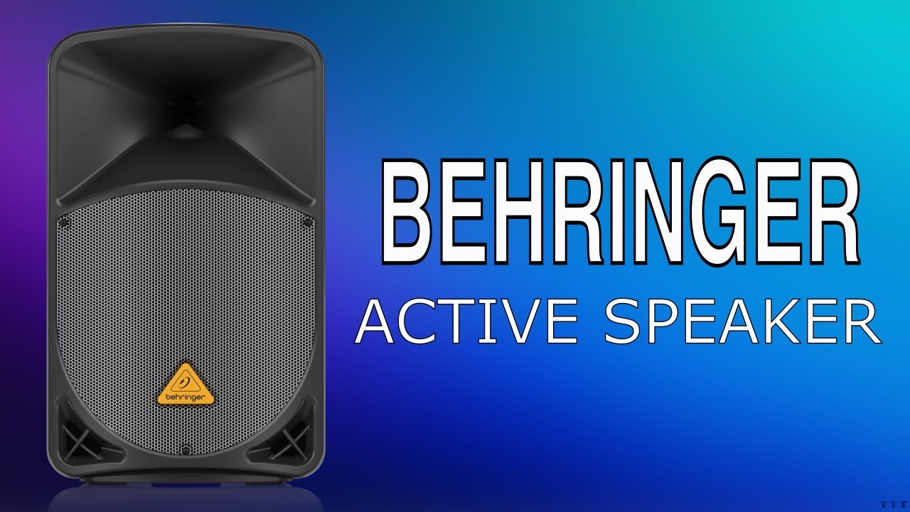 Behringer B112D soundcheck - YouTube