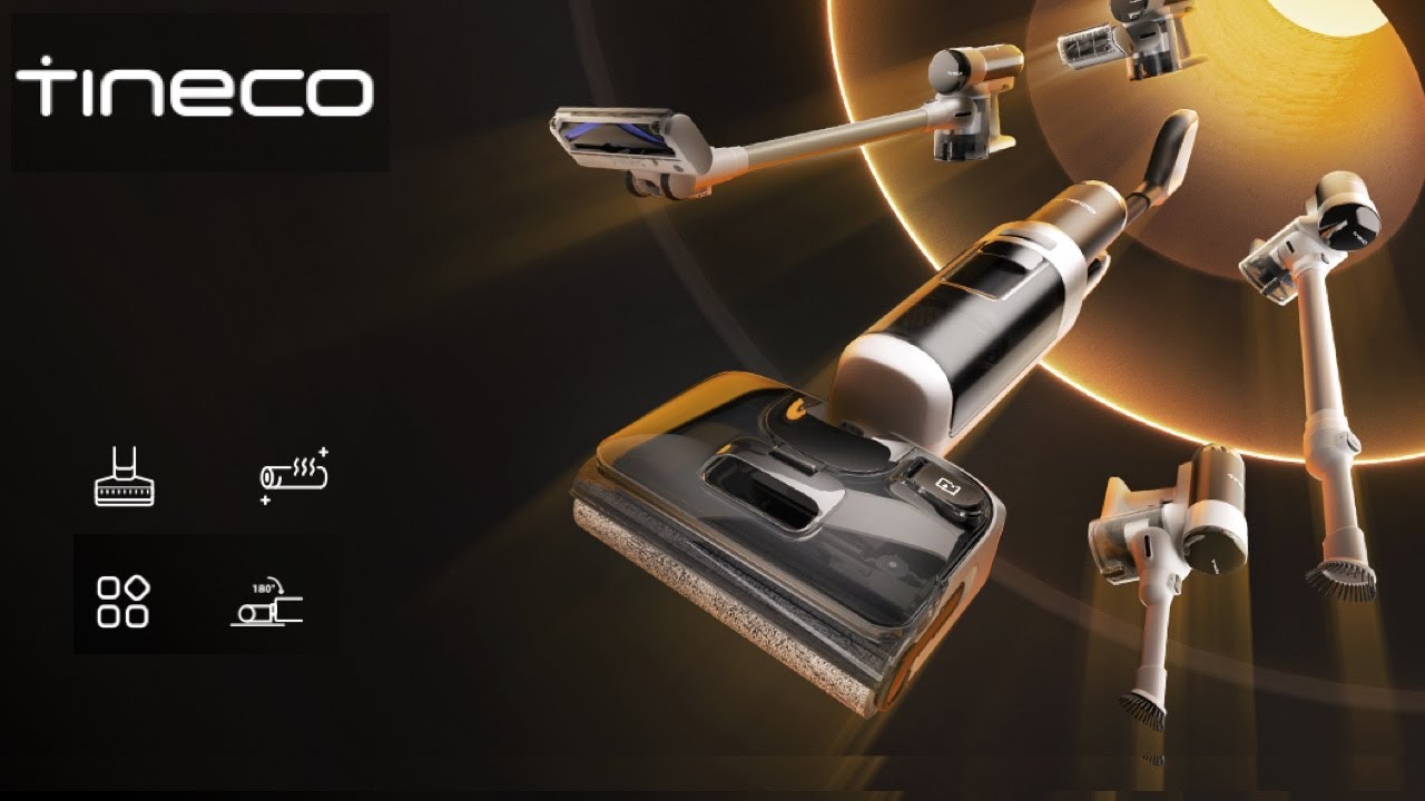 Tineco FLOOR ONE SWITCH S6 STRETCH PLUS - YouTube
