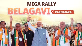 PM Modi Live | Public meeting in Belagavi, Karnataka | Lok Sabha Election 2024