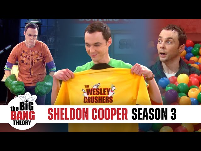 Unforgettable Sheldon Cooper Moments (Season 3) | The Big Bang Theory class=