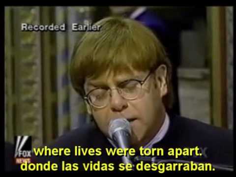 ELTON JOHN - CANDLE IN THE WIND (English - Español - Lyrics - Subs)