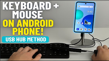 How to Connect Wired Keyboard & Mouse to Android Phone Using USB Hub