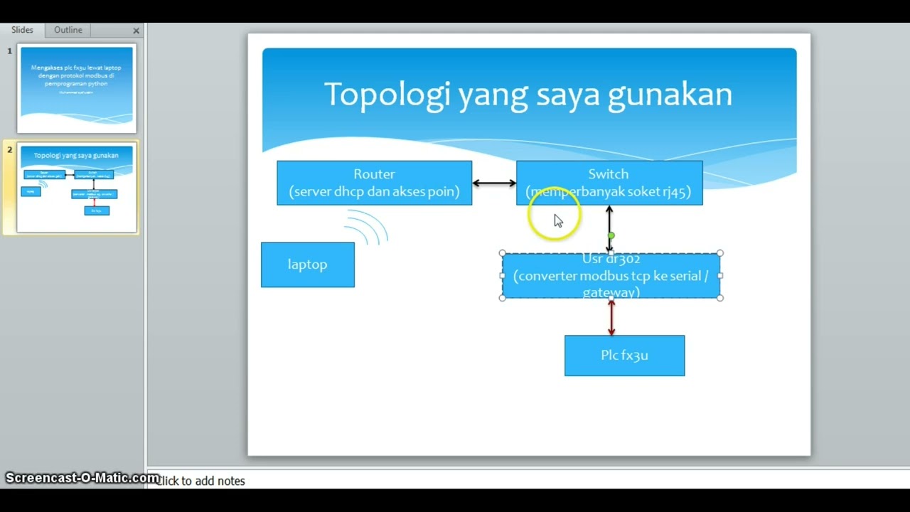 Tutorial Mengakses PLC FX3U via Python & USR-DR302 (Modbus TCP to RTU) - Part 1