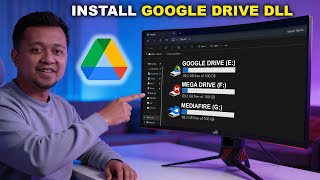 GRATIS! Cara Menghubungkan GOOGLE DRIVE Ke PC Bisa Akses Langsung, Copy File DLL