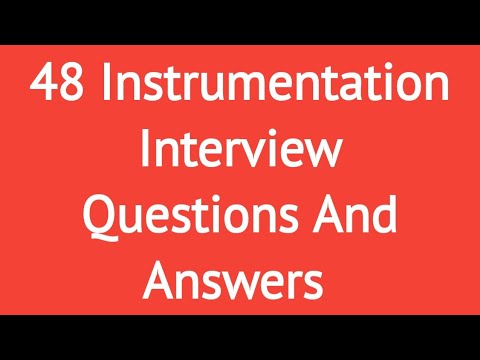 48 Instrumentation Interview Questions and Answers|| most frequently asked in an interview - YouTube