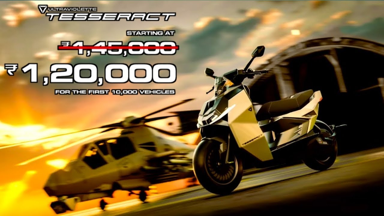 ULTRAVIOLETTE TESSERACT Launched 🔥 | Super Futuristic & Tech Loaded Scooter In India | UV TESSERACT