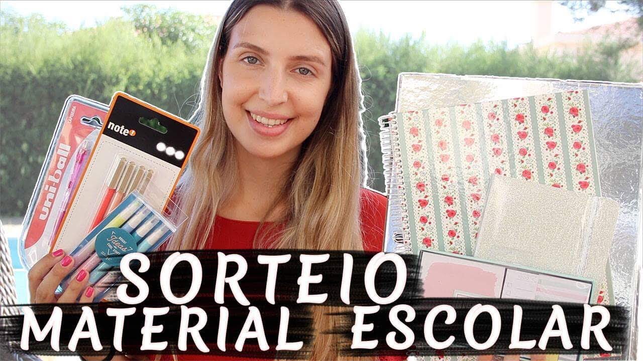 MEGA SORTEIO MATERIAL ESCOLAR | REGRESSO ÀS AULAS 2018 | PARTE 1 | Inês Sofia