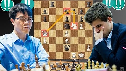 Aggressive chess Ending : 85 | Magnus Carlsen vs Lê Quang Liêm #chess #chesscom #magnuscarlsen