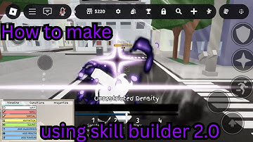 How to make all Yuki move variants in jjs with skill builder #jjs #roblox #jujutsushenanigans #video