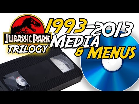 Jurassic Park Media Evolution | 1993-2013 | VHS, DVD, Blu-ray