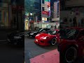 Ferrari and R34 at Shibuya Crossing