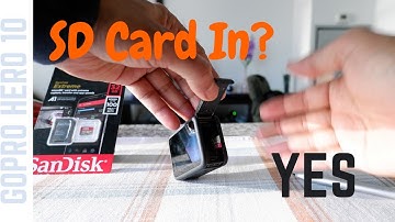 How to Insert SD Card in GoPro Hero 10 Black | How Do I Put SD Card in My GoPro