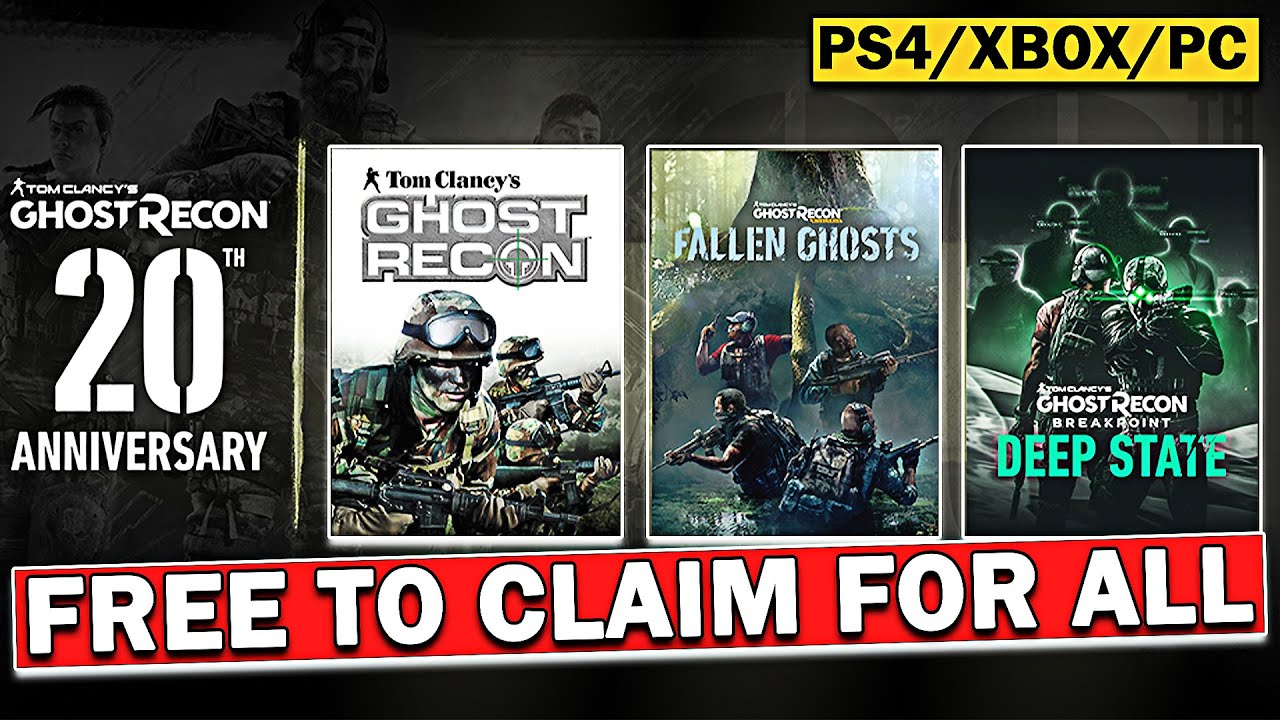 Tom Clancy's Ghost Recon Game + 2 DLCs FREE TO CLAIM ???? (PS4/XBOX/PC)