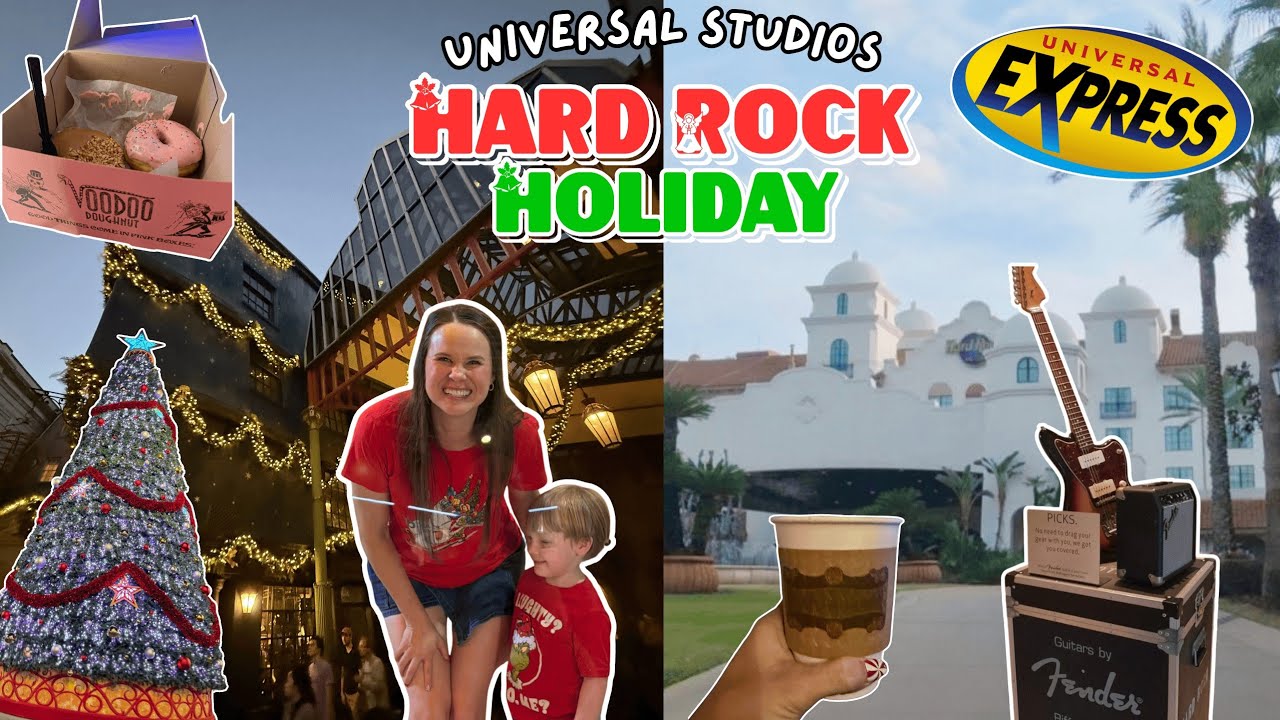 Рождественские развлечения в отеле Hard Rock | Экспресс-пропуск, обзор номера, праздничные развле...