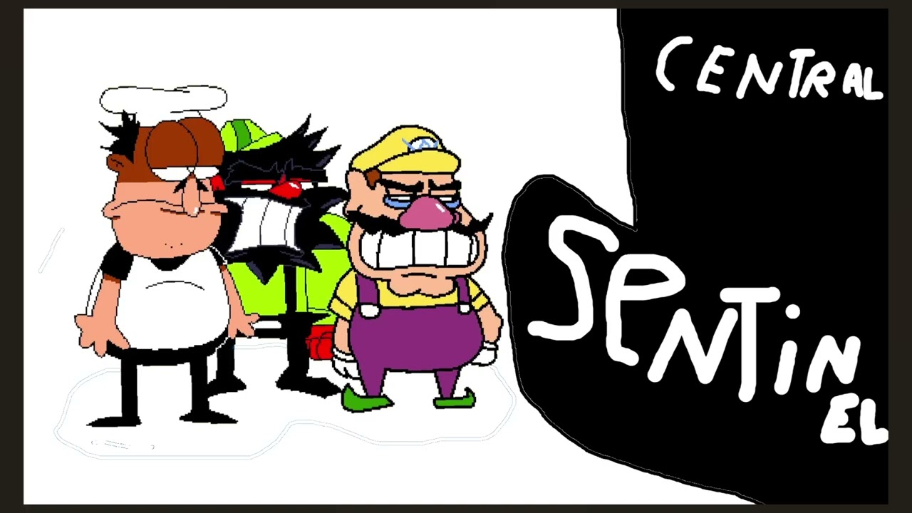 pizza tower title card: central sentinel