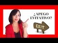 🚧APEGO EVITATIVO🚧Características y mecanismos de desactivación