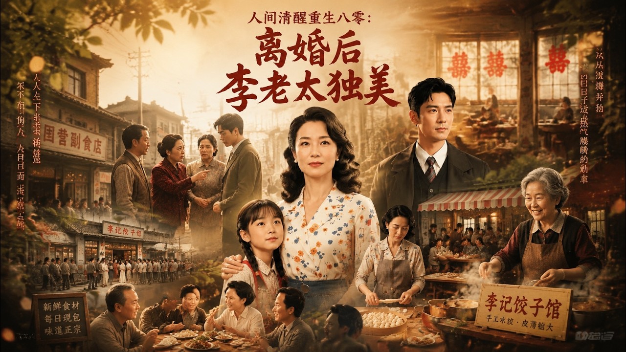 ENG SUB 🔥【全網首發】《人间清醒重生八零：离婚后李老太独美》重生1985，她带女儿摆摊逆袭成豪门千金 #热血#漫剧#爽文#爽剧#赛博剧场