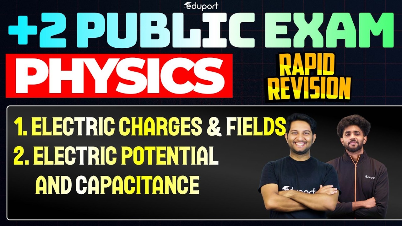 +2 Physics |1.Electric Charges and Fields 2.Electric Potential and Capacitance 3.Current Electricity