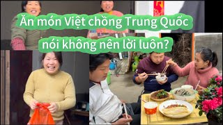 Bắt được nhiều cá chia cho xóm làng_nấu 3 món Việt chồng Trung Quốc vừa ăn vừa không nói nên lời ?