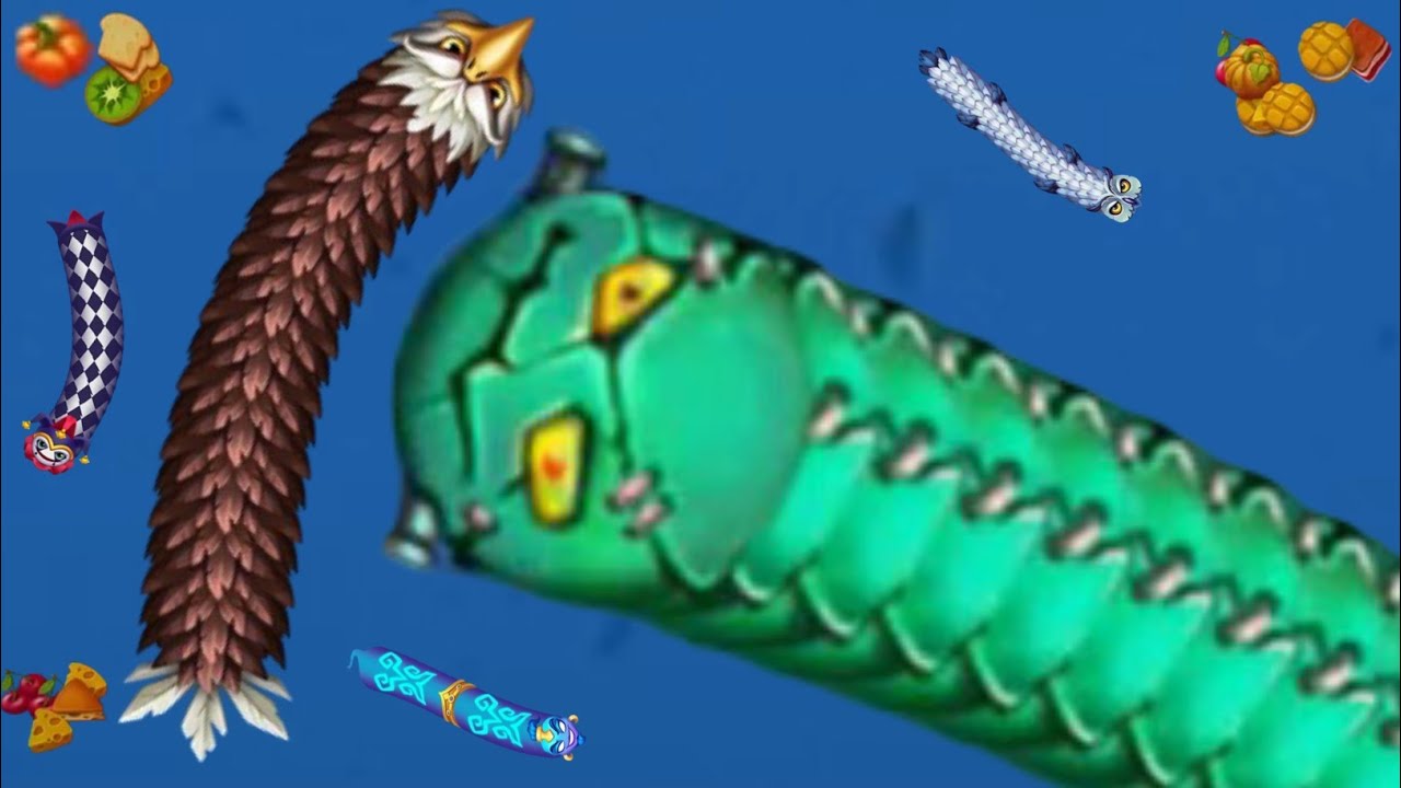 🐍WORMSZONE.IO / Giant Slither Snake Top 01/#ep05  gameplay video/30KILLS this game#wormszone