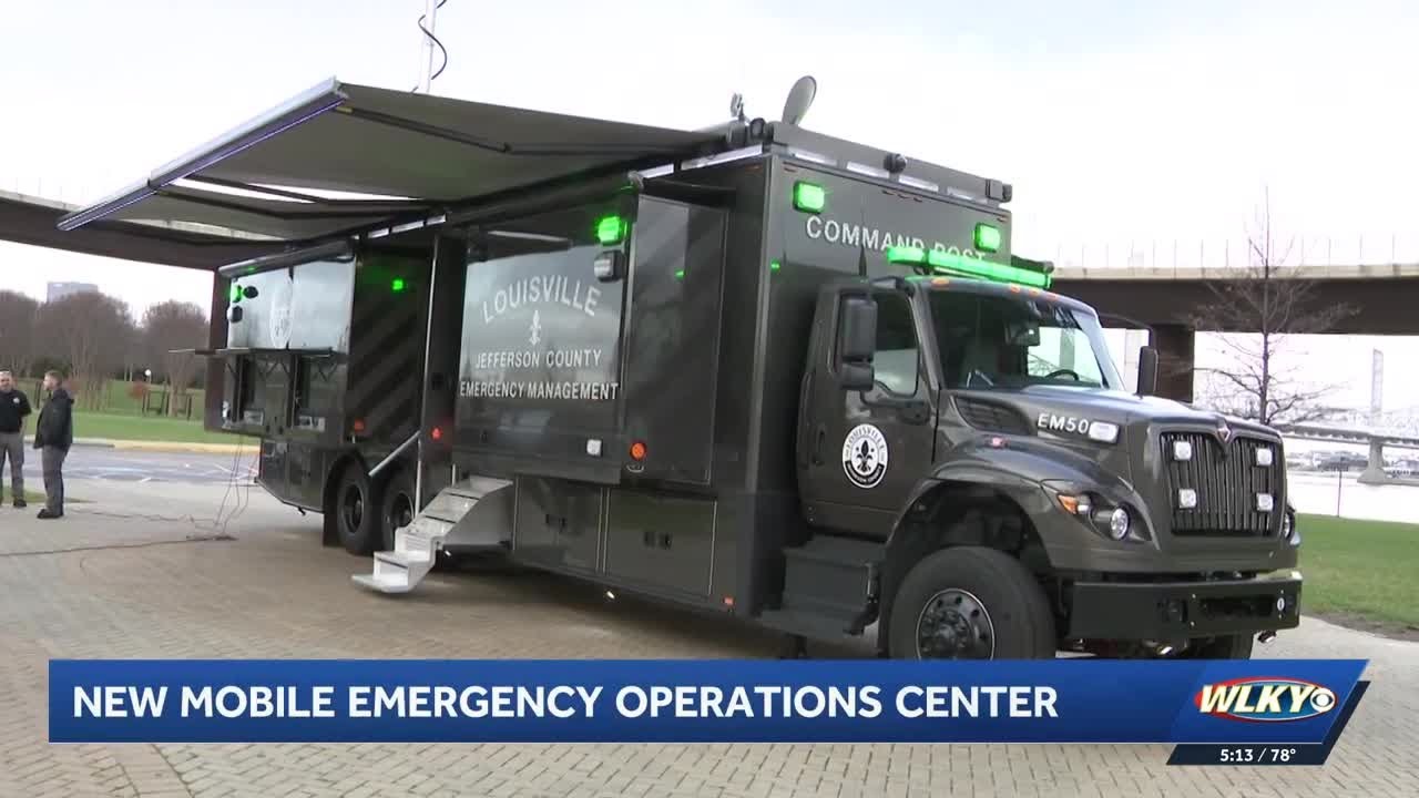 Louisville unveils new mobile operations center - YouTube