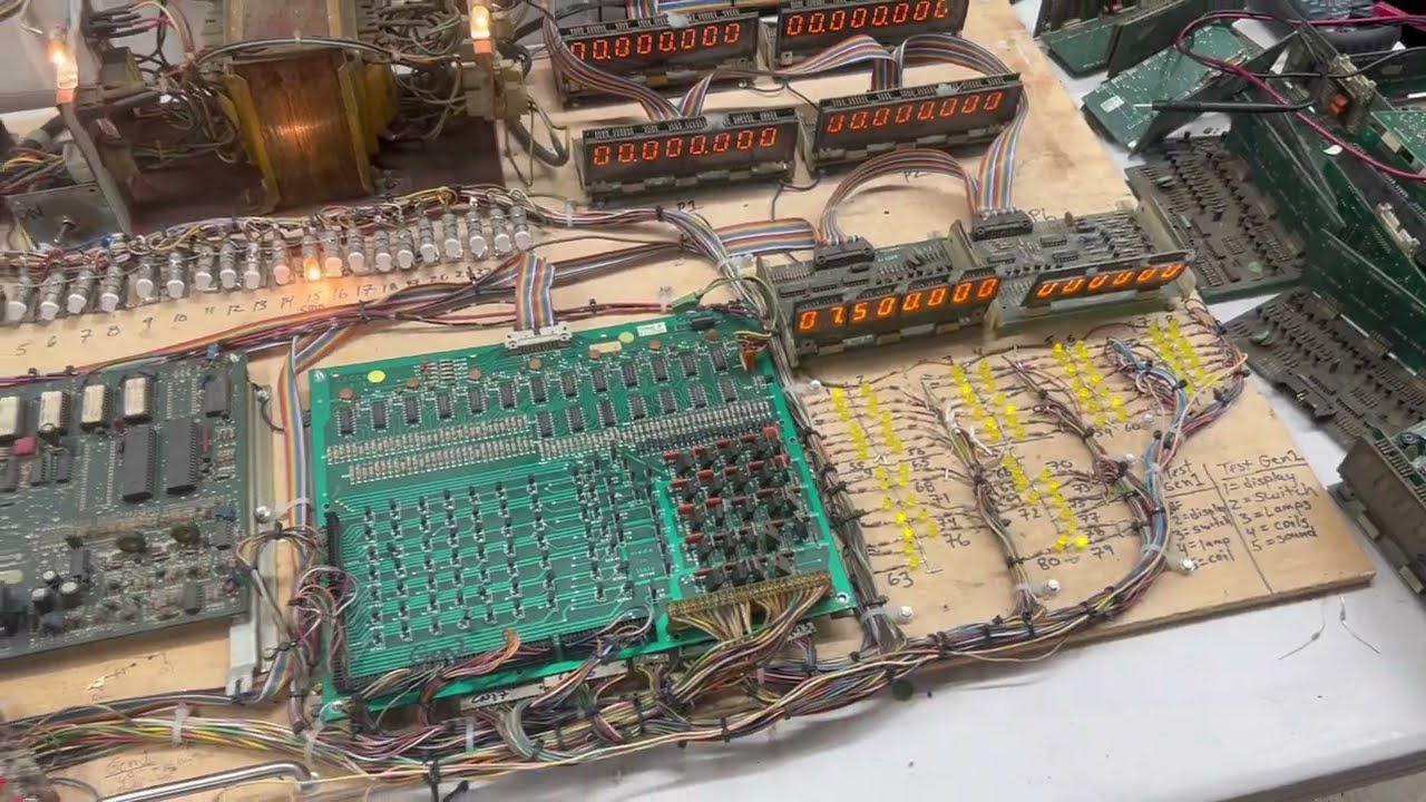 Zaccaria Magic Castle pinball cpu and power supply repair and test