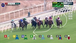 AMAZING ride in the Hong Kong Vase! Damian Lane comes from last to first on Win Marilyn at Sha Tin!