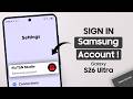 Galaxy S26 | S26 Ultra: How to Sign Into Samsung Account!