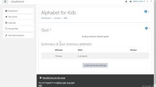 Basic overview of Moodle LMS
