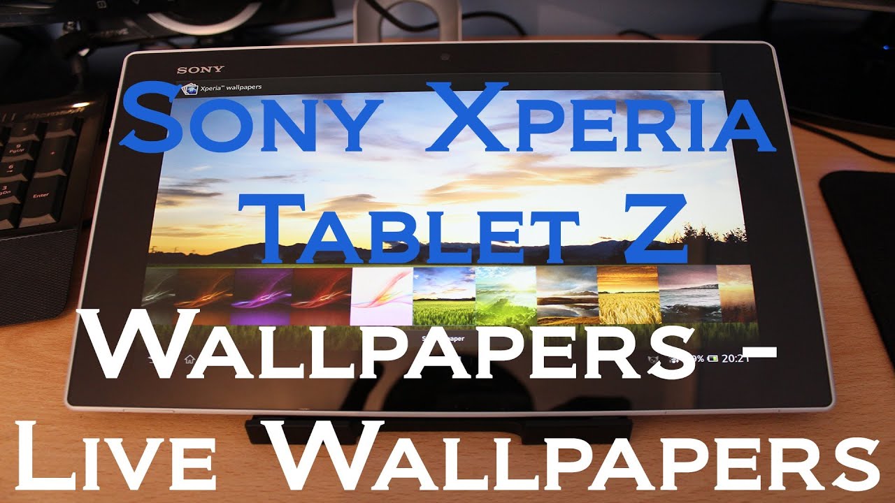 Sony Xperia Tablet Z Wallpapers Live Wallpapers YouTube