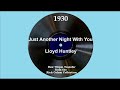 1930 Lloyd Huntley - Just Another Night With You (with vocal refrain)