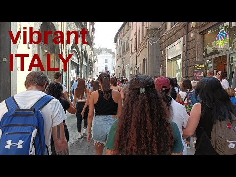 Exploring Medieval Italy: Viterbo Processions and Charming Cities | Virtual Walking Tour