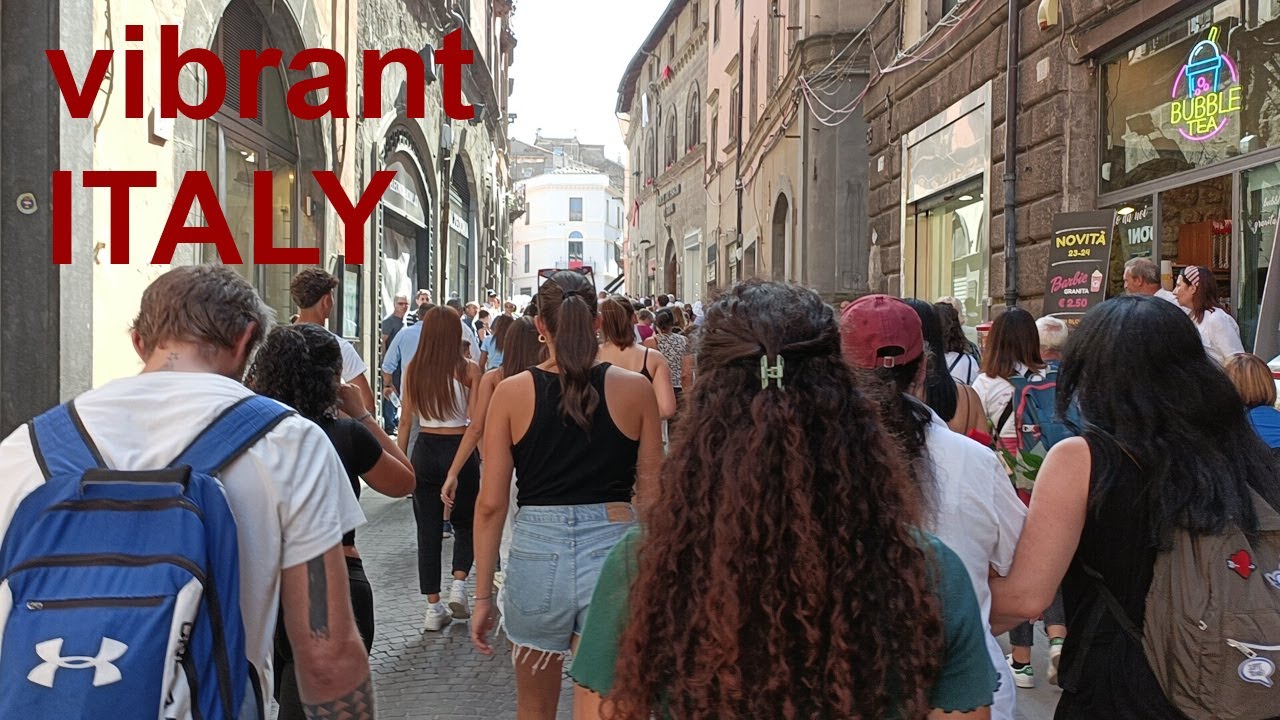 Exploring Medieval Italy: Viterbo Processions and Charming Cities | Virtual Walking Tour