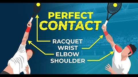 Perfect Tennis Serve Contact Point And How To Find It (Science Explained)