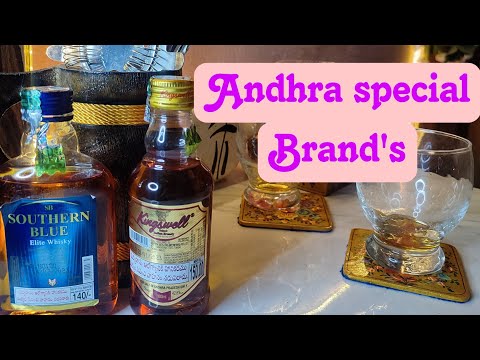 Andhra special Brand's whisky and Brandy 