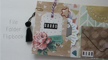 File Folder Flipbook Tutorial/Process Video