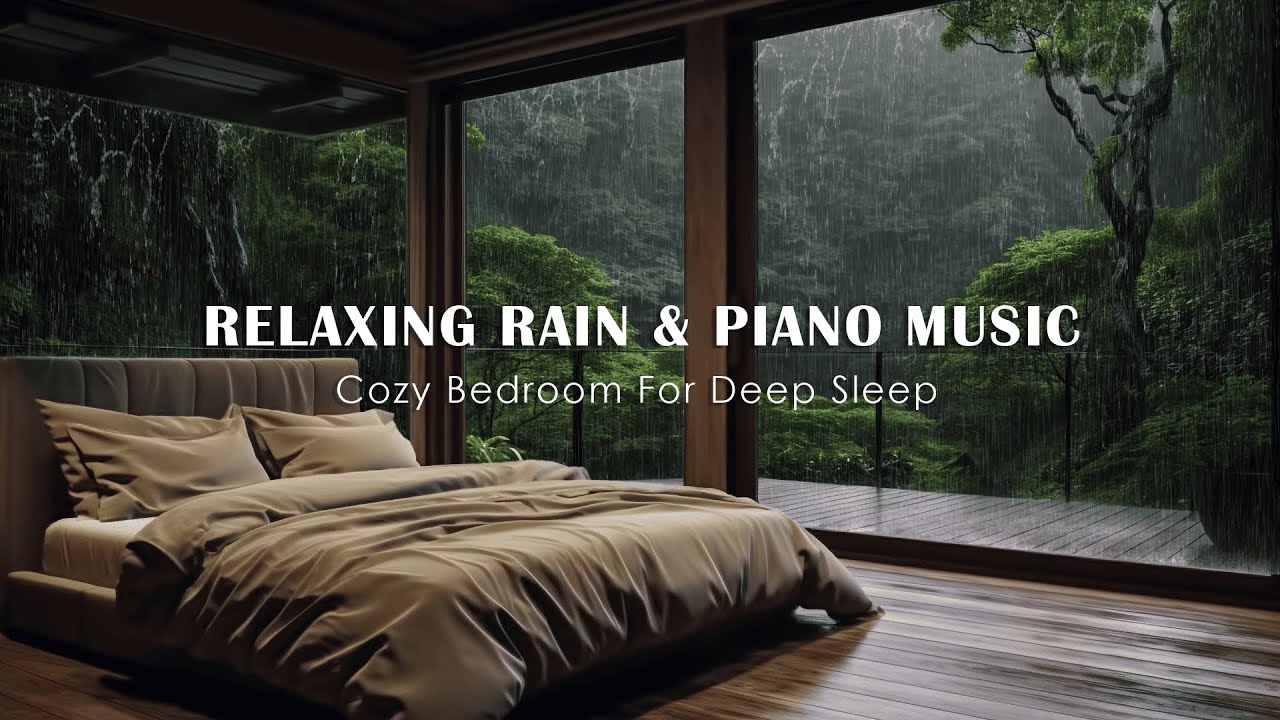 Relaxing Piano Music & Rain Sounds for Deep Sleep, Stress Relief ...