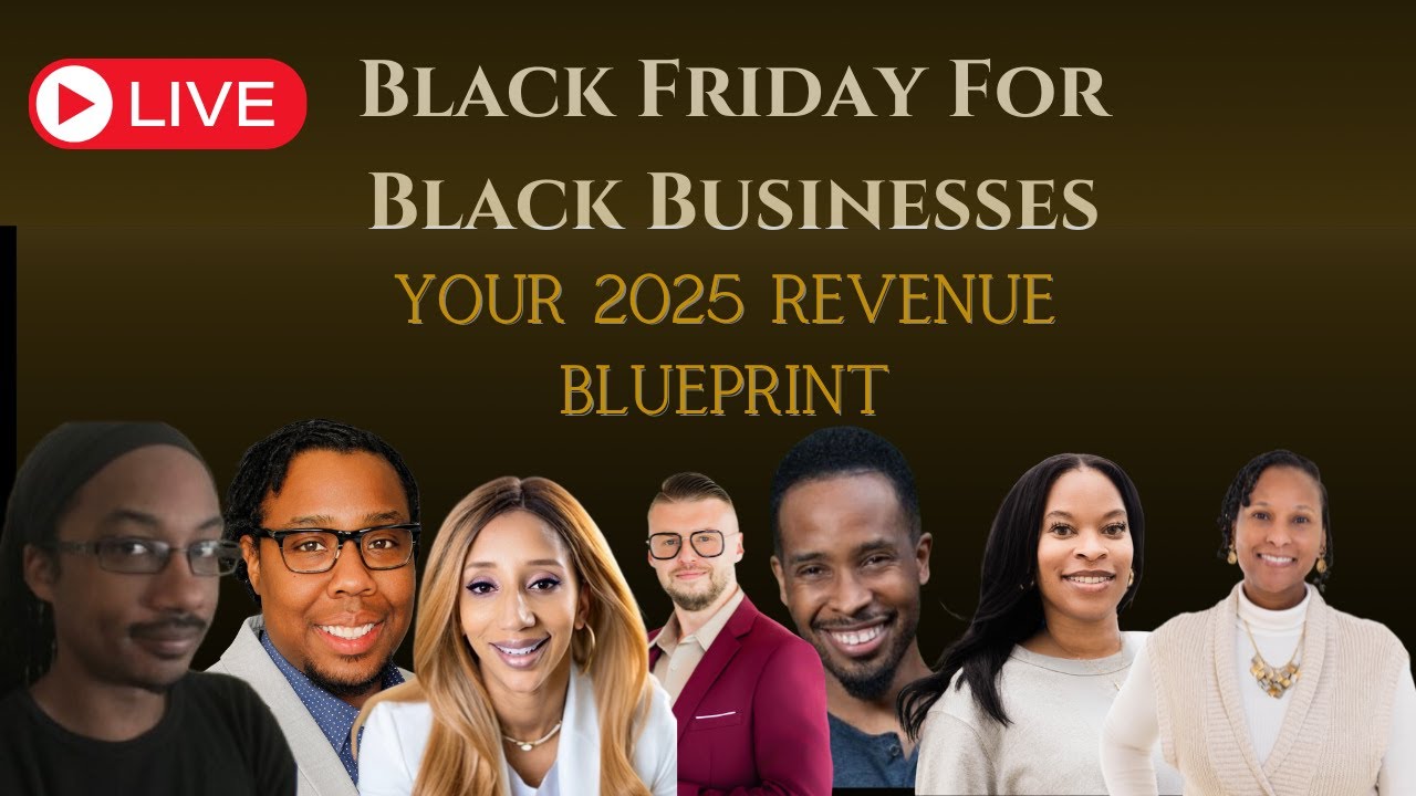 Black Friday for Black Businesses. Step-by-step biz plan!
