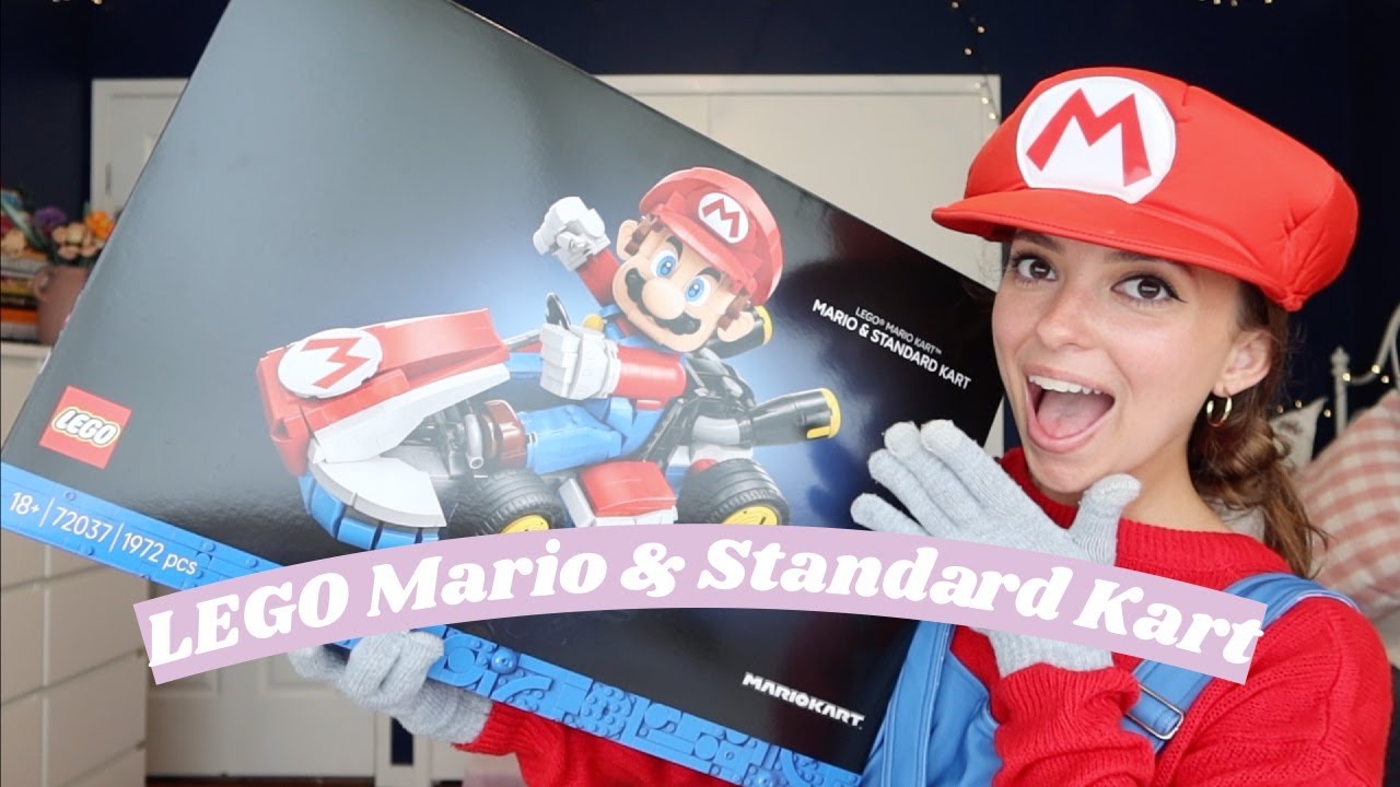 Building the LEGO Super Mario - Mario & Standard Kart Set!