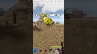 DEFENDING SULFUR QUARRY...#rust